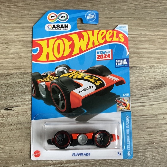 Hot Wheels Flippin Fast HW Celebration Racers Hotwheels Mattel New 2024 🆕 ASAN - Picture 5 of 5